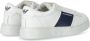 Giorgio Armani Logo Sneakers van Glad Leer White Heren - Thumbnail 13