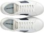 Giorgio Armani Logo Sneakers van Glad Leer White Heren - Thumbnail 14