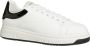 Emporio Armani Logo-Patch Leren Sneakers White Heren - Thumbnail 3