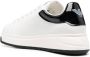 Emporio Armani Logo-Patch Leren Sneakers White Heren - Thumbnail 7