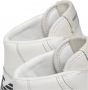 Emporio Armani Off White Hoge Top Leren Sneakers met Maxi Zwart Logo White Heren - Thumbnail 2