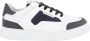 Emporio Armani Witte Leren Sneakers White Heren - Thumbnail 2