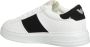 Emporio Armani men's shoes leather trainers sneakers Wit Heren - Thumbnail 15