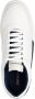 Emporio Armani Multikleur Leren Sneakers voor Mannen White Heren - Thumbnail 3