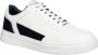 Emporio Armani Multikleur Leren Sneakers voor Mannen White Heren - Thumbnail 4