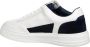 Emporio Armani Multikleur Leren Sneakers voor Mannen White Heren - Thumbnail 5