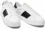 Emporio Armani men's shoes leather trainers sneakers Wit Heren - Thumbnail 5