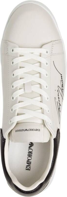 Emporio Armani Sneakers Wit Heren