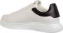 Emporio Armani Leren Sneakers met Geribbelde Rubberen Zool White Heren - Thumbnail 8