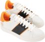 Emporio Armani Witte Sneakers met Contrastband en Rubber Mesh Details White Heren - Thumbnail 3