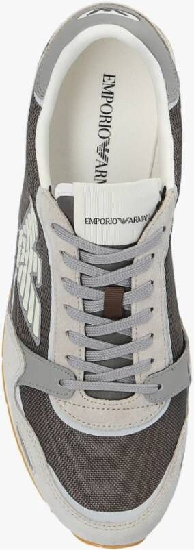 Emporio Armani Sneakers with logo Grijs Heren