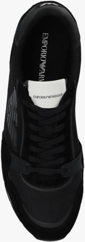 Emporio Armani Sneakers Zwart Heren