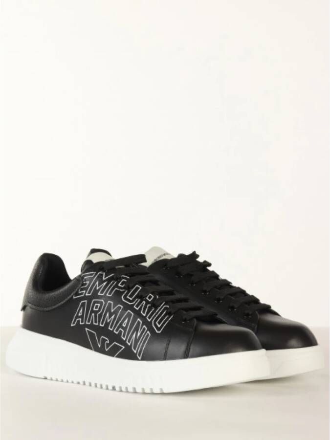 Emporio Armani Sneakers Zwart Heren