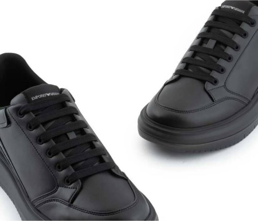 Emporio Armani Sneakers Zwart Heren