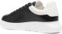 Emporio Armani Leren Vetersluiting Sneakers Effen Patroon Black Heren - Thumbnail 4