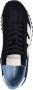 Giorgio Armani Blauwe Casual Textiel Sneakers met Rubberen Zool Blue Heren - Thumbnail 2