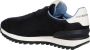 Giorgio Armani Blauwe Casual Textiel Sneakers met Rubberen Zool Blue Heren - Thumbnail 4