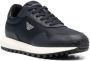 Emporio Armani Sneakers met logo-applicatie en panelen Black Heren - Thumbnail 4