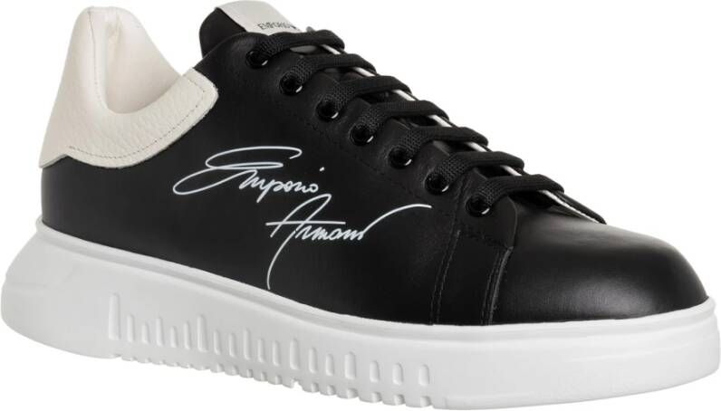 Emporio Armani Sneakers Zwart Heren