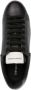 Emporio Armani Zwarte leren sneakers met stevige zool Black Heren - Thumbnail 2