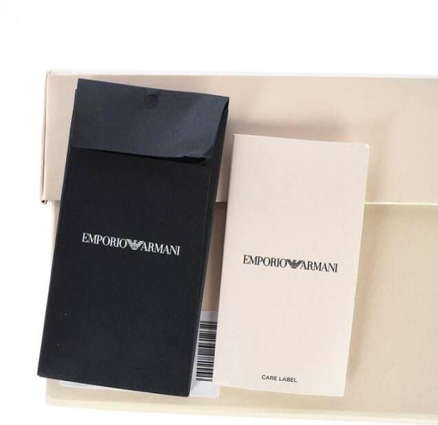 Emporio Armani sneakers Zwart Heren