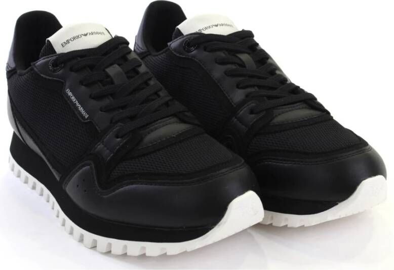 Emporio Armani Sneakers Zwart Heren