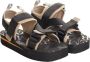 Emporio Armani Sportieve Plateau Sandalen met Klittenbandsluiting Black Heren - Thumbnail 4