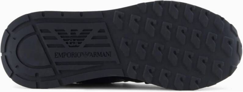 Emporio Ar i Sportieve sneakers met gewatteerde structuur