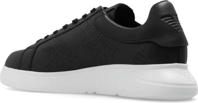 Emporio Armani Sportschoenen met veters Zwart Heren