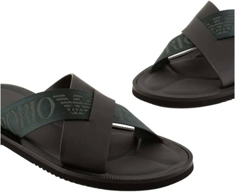 Emporio Armani Stijlvolle Sandalen voor Mannen