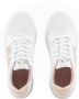 Armani Exchange Contrast Logo Sneakers Xdx147 Optic White Dames - Thumbnail 5