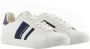 Armani Exchange Blauwe Veterschoenen met Rubberen Zool White Heren - Thumbnail 6