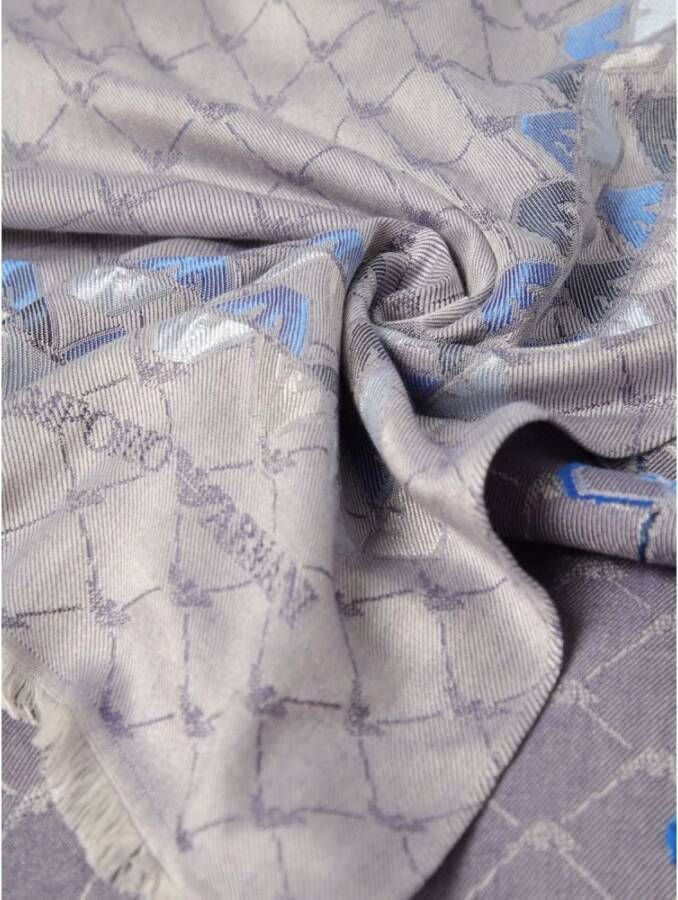 Emporio Armani Stola met all-over adelaar logo