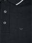 Emporio Ar i Stretch piqué polo shirt met micro adelaar borduursel - Thumbnail 2