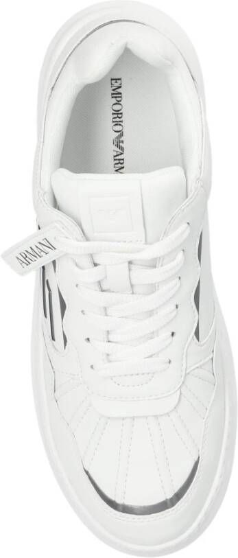 Emporio Armani Vetersneakers White Dames