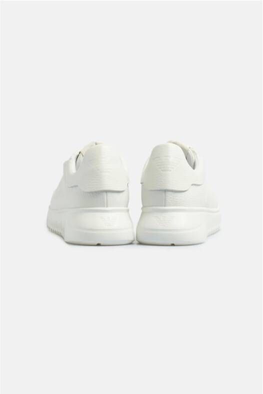 Emporio Armani Witte Gomma Sneakers Wit Heren