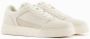 Emporio Armani Witte Lage Sneakers met Geperforeerde Neus White Heren - Thumbnail 2