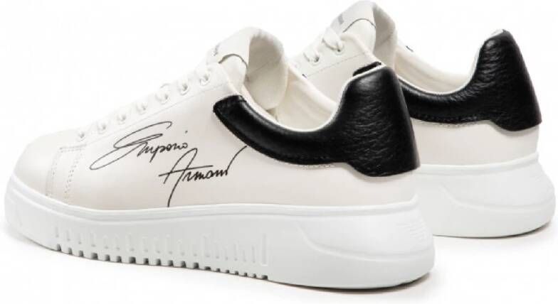 Emporio Armani Witte lage sneakers X4X264Xm670N422