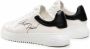 Emporio Armani Leren Sneakers met Geribbelde Rubberen Zool White Heren - Thumbnail 3