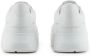 Emporio Armani Witte Leren Sneakers Logodetail Rubberen Zool White Dames - Thumbnail 4