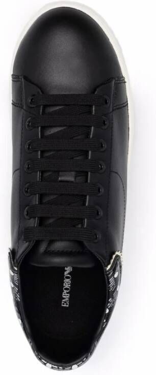 Emporio Armani X3X024Xm702Q534 lederen Sportschoenen Black Dames