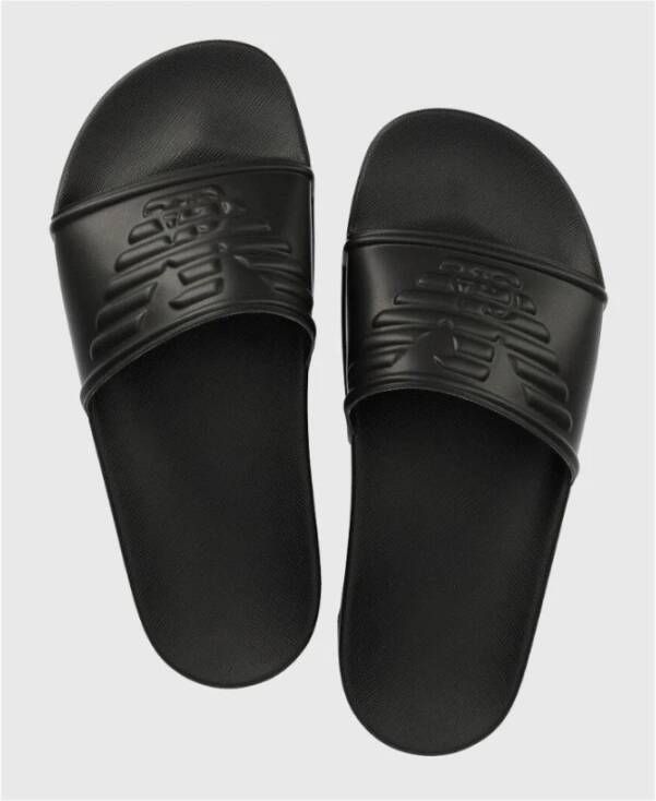 Emporio Armani Sliders Zwart Heren