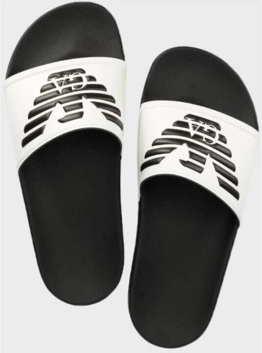 Emporio Armani Sliders Wit Heren