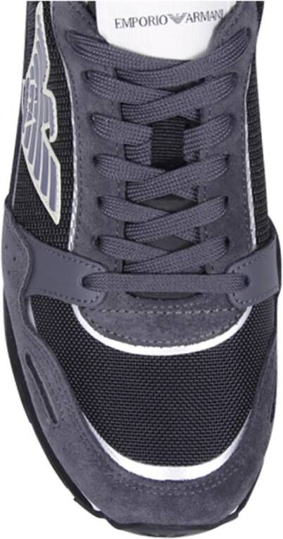 Emporio Armani Militair Groen Zwart Sneaker Multicolor Heren