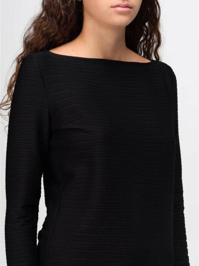 Emporio Armani Zwarte Boothals Top