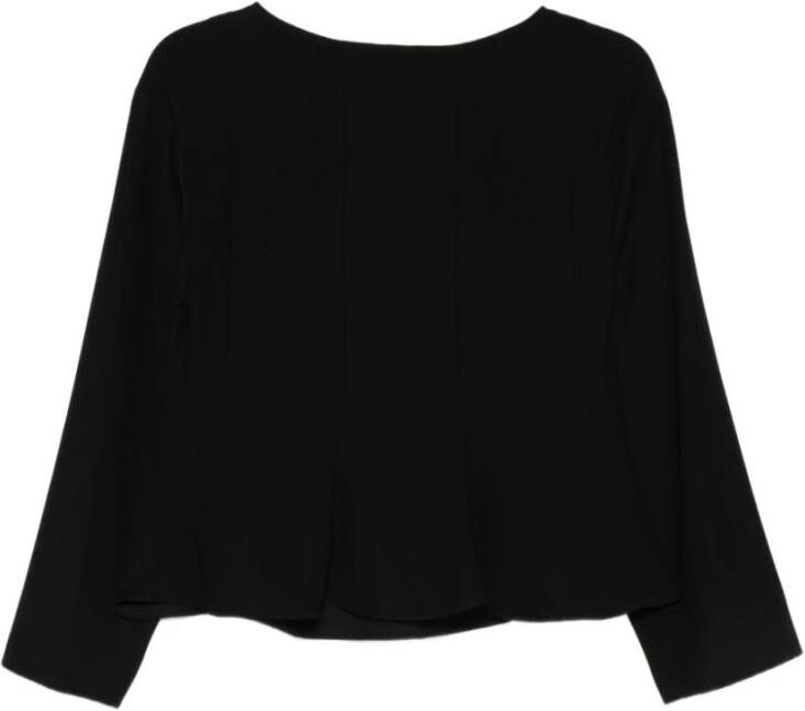 Emporio Armani Zwarte Boothals Top