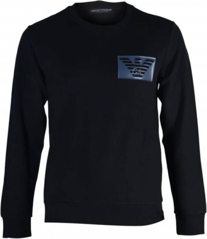 Emporio Armani Zwarte Compleet Trainingspak met Adelaar Logo