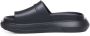 Emporio Armani Sportieve Heren Slippers Comfortabele EVA Binnenzool Black Heren - Thumbnail 5