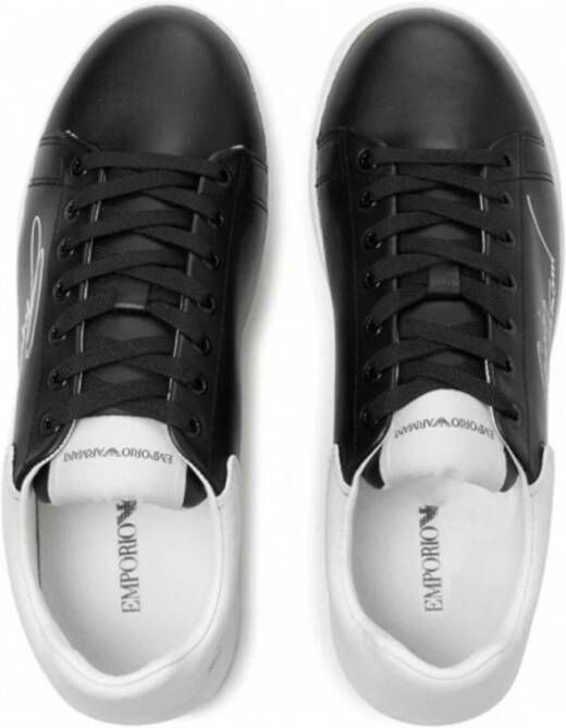 Emporio Armani Zwarte lage sneakers X4X264Xm670N814
