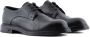 Emporio Armani Zwarte Leren Derby Veterschoenen Black Heren - Thumbnail 2